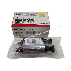 EVOLIS R3011C YMCKOフルパネルカラーリボンforQuantum2 Pebble4 Pebble3 Dualys3 Dualys KM500B KM2000B SecuriumIDカードプリンター - Product Image 1