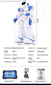 Robot inteligente de dibujos animados para hombre y mujer, juguetes de plástico duradero, Sensor infrarrojo eléctrico, Control remoto, canto para educación temprana - Product Image 6