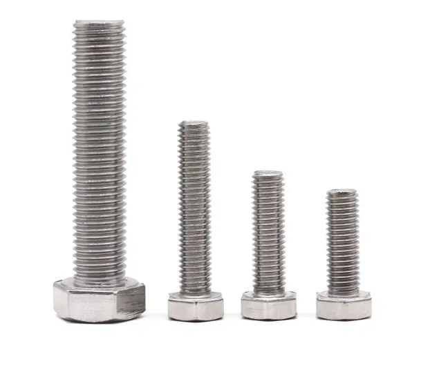 Factory Gr5 Titanium Bolts Boulon High Toughness Hot Dip Galvanized Bolts Full Tooth Half Tooth Outer Hexagon Metal Fasteners