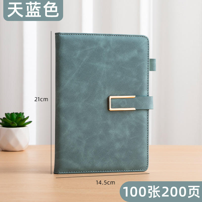 หัวเข็มขัดรูปตัวยูสีฟ้า