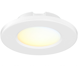 <strong>4</strong>&quot; Slim Surface Mount <strong>LED</strong> Downlight Fits Most 4O J-boxes 9 Watts Dimmable 5CCT Selectable, Wet Rated, ETL, Trim Interchangeable - Product Image 1