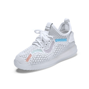 2024 yeni sneakers kadınlar nefes ve rahat örgü düz okul kız ayakkabı tıknaz sneakers