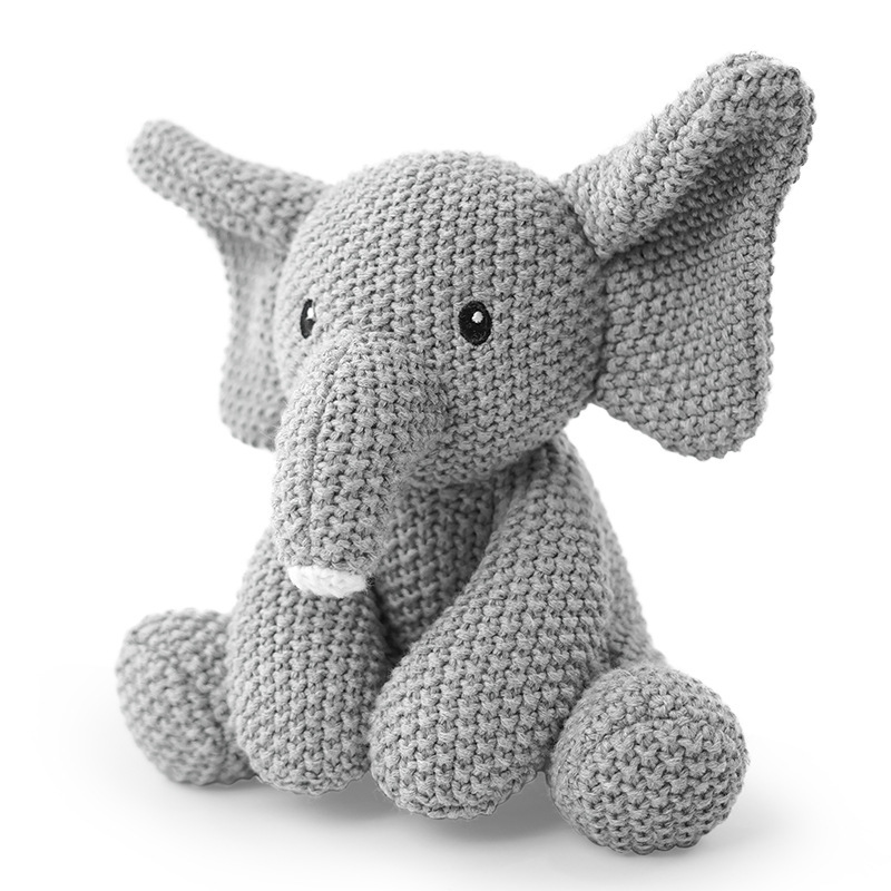 Knitted elephant