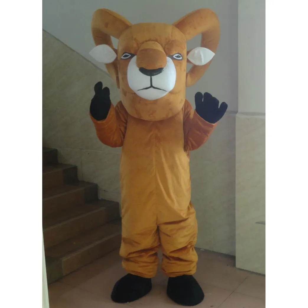 factory custom anime plush cartoon character goat mascot costume for sale
