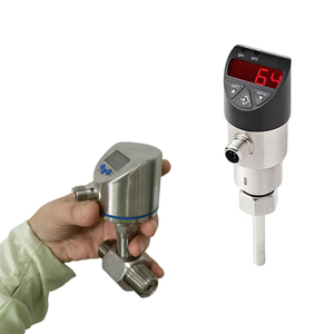 CE certificato 0-60C uscita analogica 4-20mA interruttore di flusso di acqua digitale in acciaio inox flusso termico componenti elettronici - Product Image 4