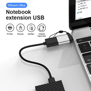 PSDA 3D OEMUSBCアダプタータイプC-USB3.0アダプターType-CアダプターOTGケーブルforMacbook pro Air Samsung S10 S9 USB OTG - Product Image 3