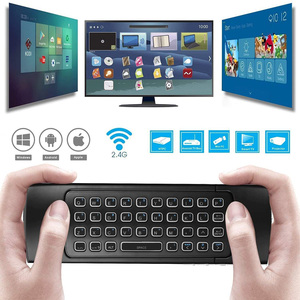 Hochwertige 81 Tasten Air Remote Mouse MX3V Pro Sprach fernbedienung mit Hintergrund beleuchtung Unterstützung für IR und Tastatur mit Hintergrund beleuchtung für Android - Product Image 5