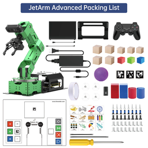 Intelligente Bionic Robotic Fernbedienung Roboterarm Legierung Metall Mechanischer Roboterarm Gebäude DIY Kit Angetrieben von Jetson Nano