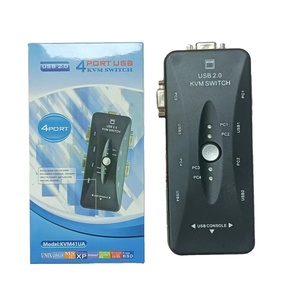 厂家直销高速即插即用USB2.0 KVM 4端口交换机 - Product Image 2