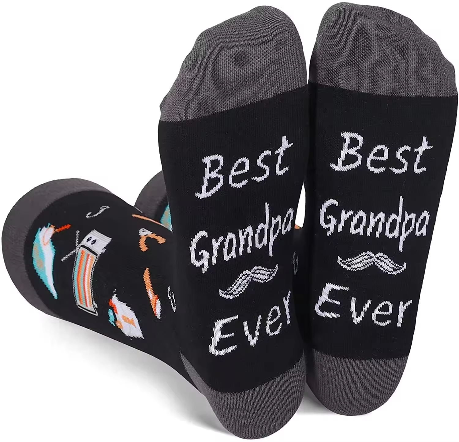 Grand-père gris noir