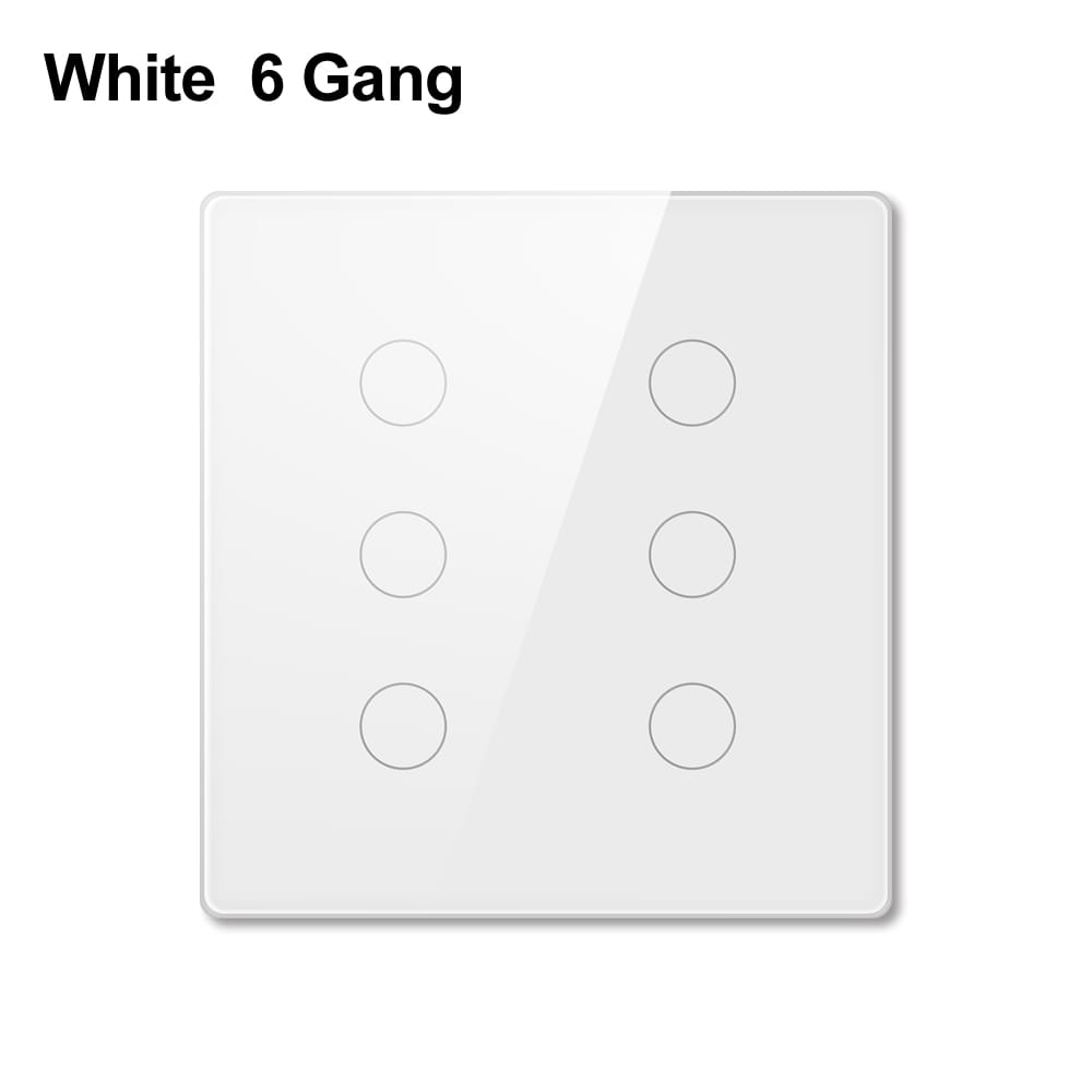 6 gang White