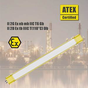 120lm/w lineer patlama korumalı lamba fiyat 20w 40w 60w Atex Led patlama korumalı lamba - Product Image 3
