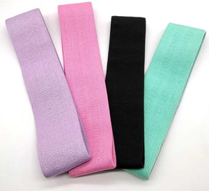 Custom Logo <strong>Elastic</strong> <strong>Exercise</strong> Booty Band Set Non-Slip Hip <strong>Loop</strong> Resistance Fabric Premium Fitness Bands - Product Image 5