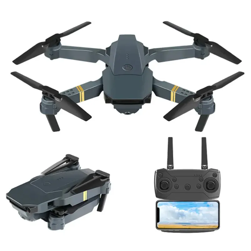 App ควบคุมโหมดยึดสูง Rtf 2.4g แขนรีโมทคอนโทรล Drone 1080p 4k Hd กล้องมุมกว้างกระเป๋า Quadcopter Drone