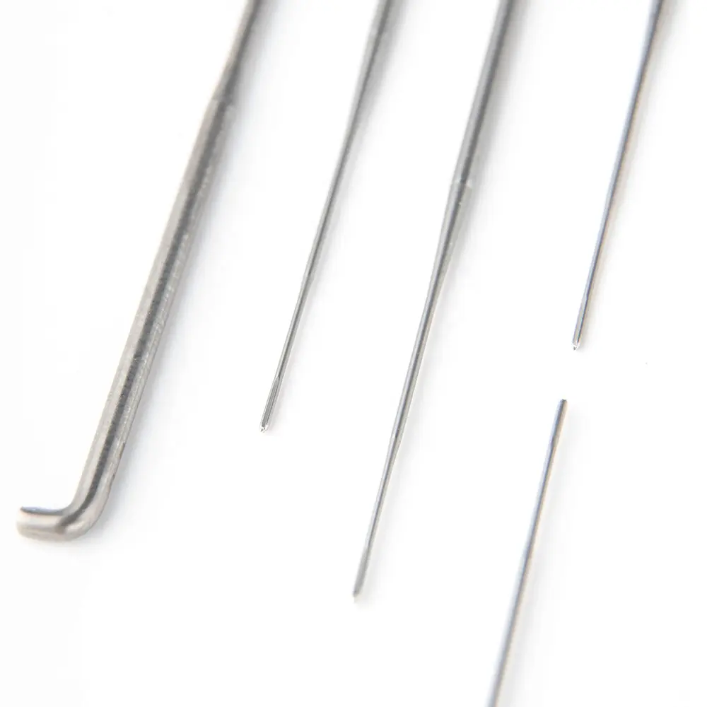 Fork felting needle used for products with high surface requirements