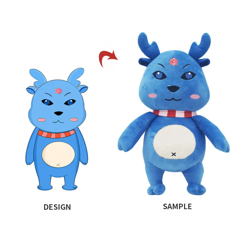 Juguete de peluche personalizado con varias telas, peluche de Animal de peluche, oso personalizado con capucha, logo personalizado, muñeco de peluche, muestra gratis