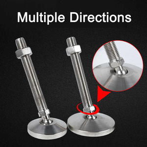 工厂水平脚家具腿调平器脚调平脚，带保护罩可调 - Product Image 3