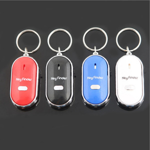 LED <strong>Key</strong> Finder Locator Find Lost <strong>Keys</strong> Chain Keychain Whistle Sound Control - Product Image 2