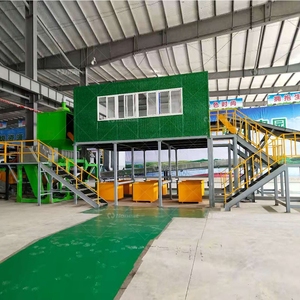Neue Technologie Stadt Müll Msw Kommunale Sortier anlage für feste Abfälle Inländische Müll recycling maschine
