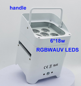 נטענת uv rgbw הוביל נקוב סוללה אור מוט סוללה חכמה מופעל קיר שלב שטיפה dj אירוע חי dmx הוביל תפאורות סוללה אלחוטית