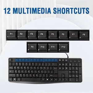 Ultra-Thin 2.4Ghz Ergonomic Wired <strong>Keyboard</strong> Mouse Combo Set Custom Layout Factory OEM Support Mechanical USB Low MOQ Price Phone - Product Image 6
