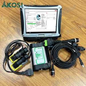 Per il VOCOM 1 interfaccia VOCOM1 88890300 + CF19 computer portatile per autocarro pesante escavatore scanner strumento diagnostico con ECU di programmazione cavo di prova - Product Image 2