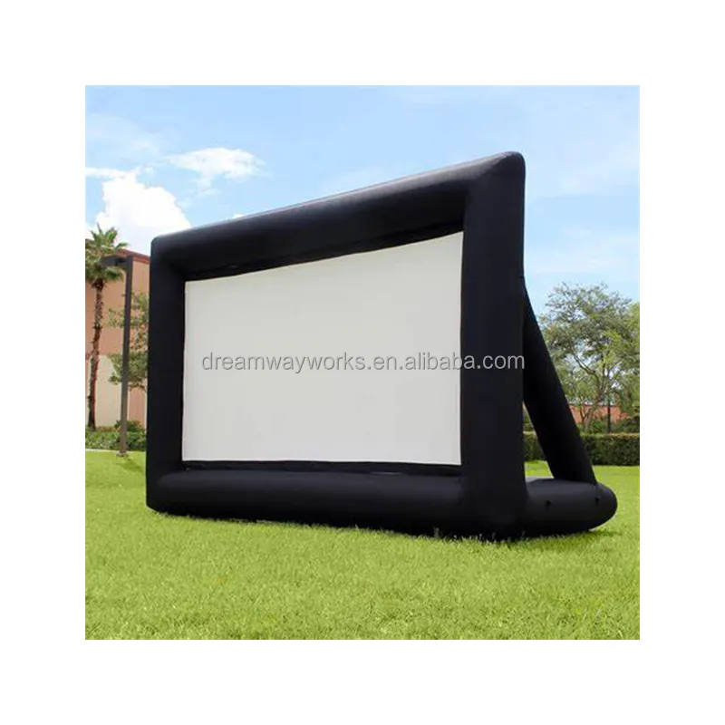 Надувной экран для наружного кинотеатра, надувной экран для проектора на продажу