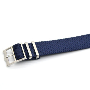 ODM/OEM Yunse yeni gelmesi 1.6mm kalın <span class=keywords><strong>W</strong></span> desen naylon saat kayışı 20mm 22mm ayarlanabilir paslanmaz çelik toka ile kayış