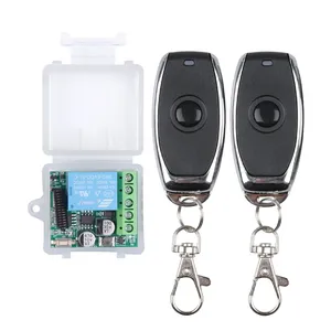 DC 5-30V 12V 433 Mhz RF telecomando senza fili relè ricevitore momentaneo modulo per l'apprendimento del codice trasmettitore remoto fai da te - Product Image 5