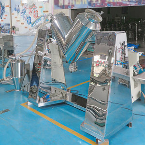 Fabrika özelleştirilmiş 304 veya 316 paslanmaz çelik tam otomatik v-tipi mikser, karıştırma tozları ve granüller için uygundur, - Product Image 2