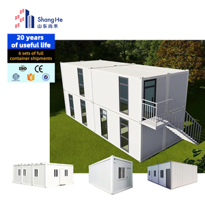 上海中国10英尺30英尺40英尺4x4 tini tini tiny hous商店农场平板可扩展廉价集装箱房预制房屋模块化成本