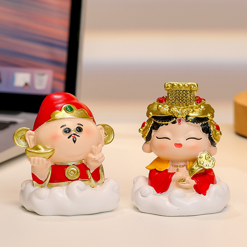 Mazu + god of wealth