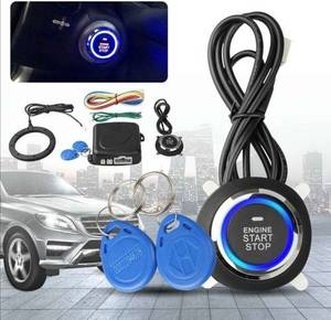 DC 12V Car Alarm System <strong>Push</strong> <strong>Start</strong> System Smart <strong>Key</strong> PKE Keyless Entry Engine <strong>Start</strong> Stop <strong>Push</strong> <strong>Button</strong> Remote Starter - Product Image 4