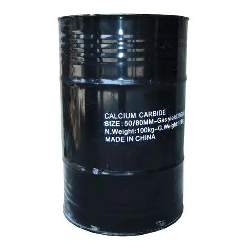 Yüksek kaliteli kalsiyum karbür 50-80mm cas 75-20-7 kalsiyum karbür fiyat satılık