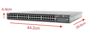 Juniper EX4400-48T Gigabit-Ethernet-Switch Stapelbarer PoE mit SNMP QoS VLAN-aktiviertem Router Neuer Zustand Stock Network Switches