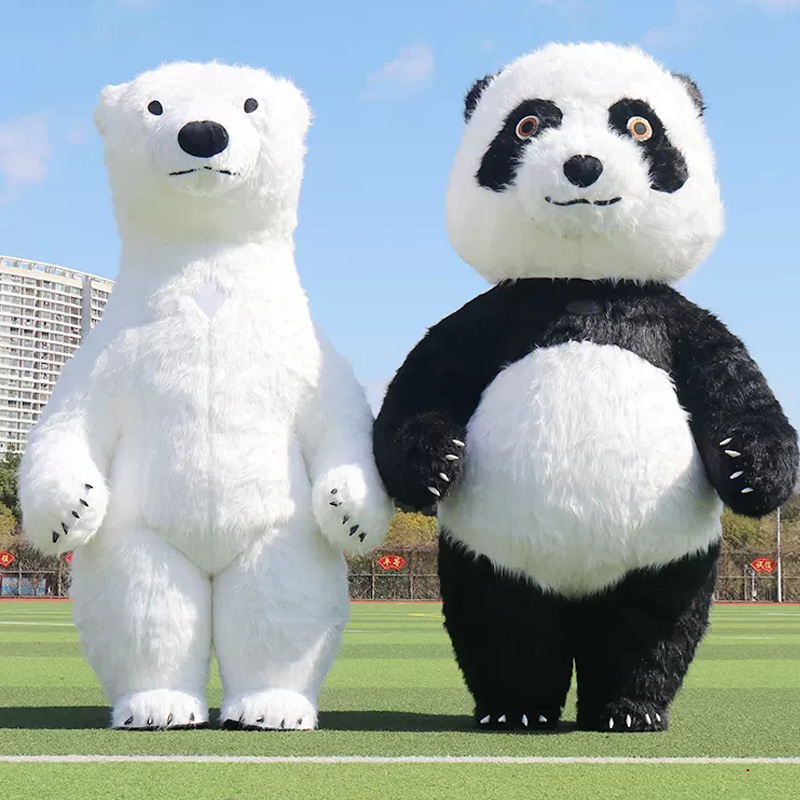 Note de couleur panda géant