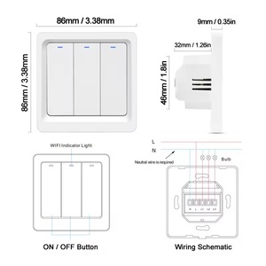 Smart Home Wifi Smart interruttore pulsante UK EU Standard prodotti di automazione <span class=keywords><strong>Zigbee</strong></span> presa luce elettrica 240v Smart Life