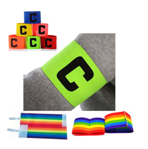 33*7cm OEM <strong>Elastic</strong> <strong>Band</strong> <strong>Hook</strong> <strong>and</strong> <strong>Loop</strong> c Letter Armband Soccer Captain Armband Football Captain Armband with <strong>Hook</strong> <strong>and</strong> <strong>Loop</strong> - Product Image 6