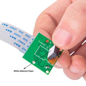Módulo de cámara Raspberry Pi de 5 megapíxeles Sensor OV5647 de 1080p con Cable de cinta de 6 pulgadas y 15 pines para modelo A/B +, Pi 2, 3, 3B + PI4