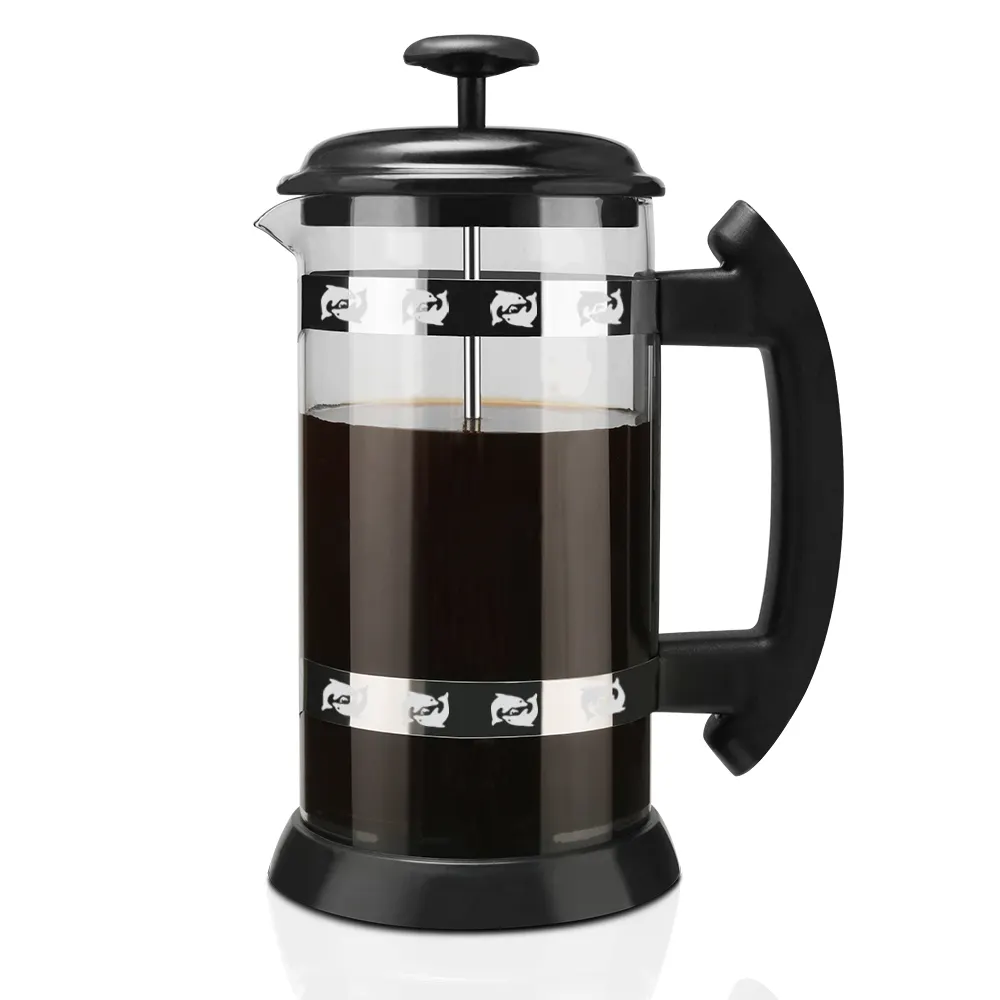 Portable Tea and Coffee Maker Bottle Coffee Press Bottle 1000ML Press Coffee Maker for Home Office Restaurant