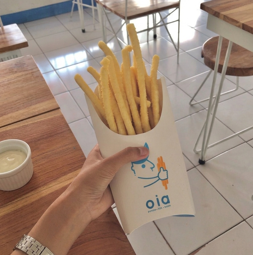 Caja para papas fritas largas