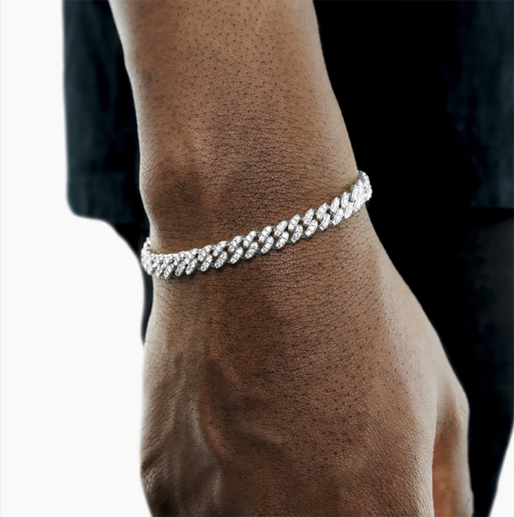 Bracelet Moissanite 6 mm (S925)