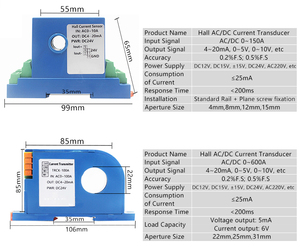 <strong>Hall</strong> effect 4-20ma DC input voltage signal isolator <strong>output</strong> AC/DC current transducer 0-20a <strong>hall</strong> effect dc current <strong>sensor</strong> 0-24V - Product Image 6