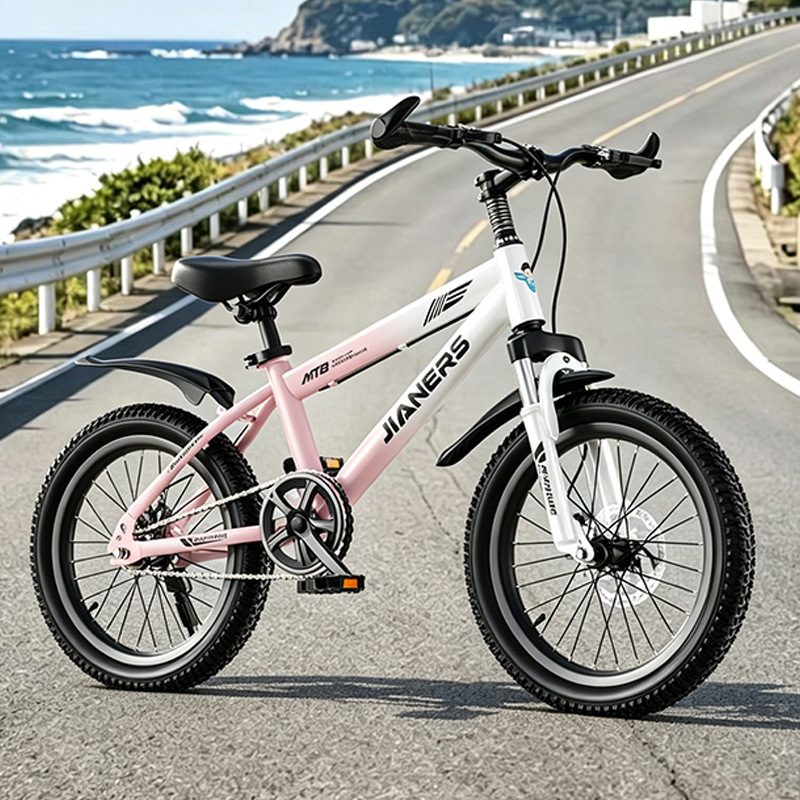 Gradient pink-single-speed disc brake with shock absorption