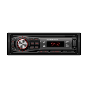 1个带蓝牙音频的单Din SD MP3播放器汽车立体声收音机调频辅助输入接收器USB - Product Image 1