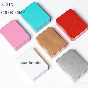 Toptan dikdörtgen 14*10*4.5 cm Metal teneke kutu hediye şeker çerez ev düzenleyici için depolama teneke kutu ambalaj kutusu konteyner - Product Image 4