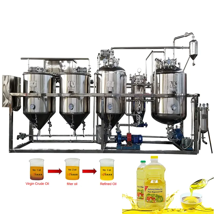 Migliorare la qualità dell'olio utilizzando macchine per la purificazione e lo sbiancamento dell'olio/Machine de raffinage du petrole