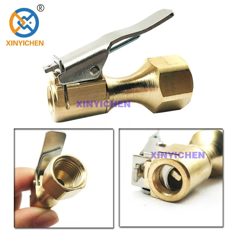 Mâm Cặp Khí 1/4 Inch Mâm Cặp Khí Nén Van Lốp Chịu Tải Lớn Có Kẹp