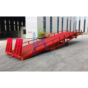Precio de fábrica 6t 8T 10t 12t 15t Carga y descarga de contenedores móviles Rampa de carga Nivelador de muelle móvil
