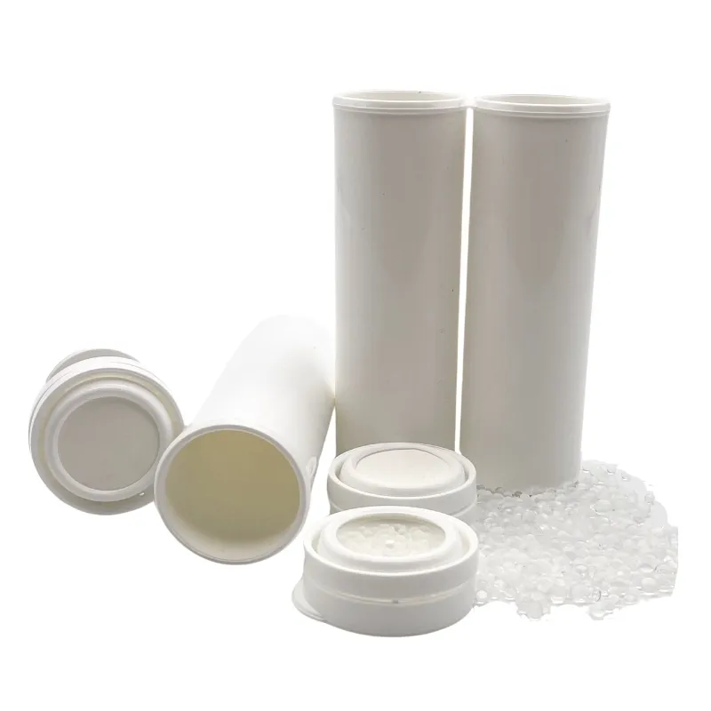 Boîtes déshydratantes cylindriques en gel de silice Tube de stockage de séchage de papier de test Tube de séchage de papier de test de glycémie